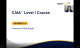 CAIA 2025 LEVEL I Uppermark Video + Slides